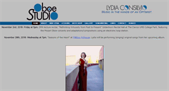 Desktop Screenshot of oboestudio.com